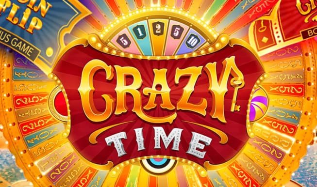 Enjoy Crazy Time by Evolution – logo hosted on vavadacasinohu.com
