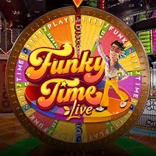 Funky Time online game logo by Evolution on vavadacasinohu.com