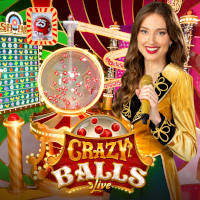 Crazy Balls slot visual from Evolution available on vavadacasinohu.com